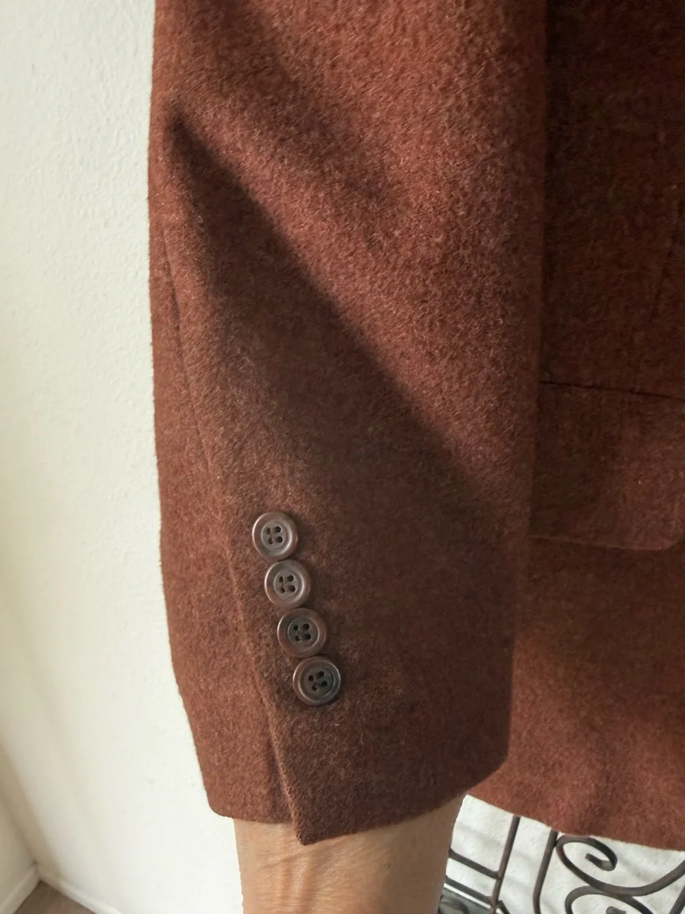 Vintage Dick Bruhn 100% Camel Hair Blazer Rust Brown Men’s Long Sport Coat 44
